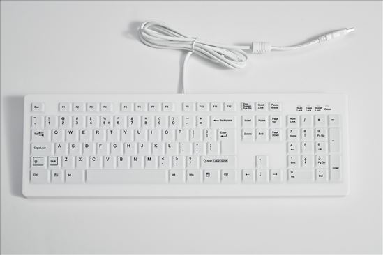 TG3 Electronics KBA-CK104S-WNUN-US keyboard USB QWERTY US English White1