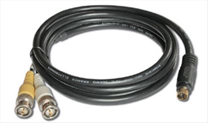 Kramer Electronics 3.0m mini-DIN/BNC M/M coaxial cable 118.1" (3 m) S-Video Black1