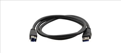 Kramer Electronics 6ft, USB3.0-A - USB3.0-B USB cable 70.9" (1.8 m) USB 3.2 Gen 1 (3.1 Gen 1) USB A USB B Black1