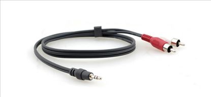 Kramer Electronics C-A35M/2RAM-12 audio cable 145.7" (3.7 m) 3.5mm 2 x RCA Black1