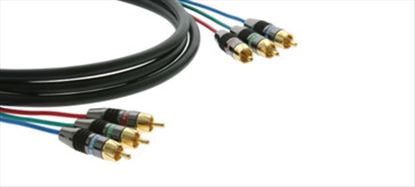 Kramer Electronics Component Cable 7.6m component (YPbPr) video cable 299.2" (7.6 m) 3 x RCA Black1