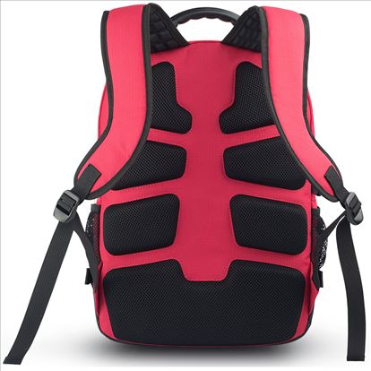 TechProducts360 Tech Pack notebook case 16" Backpack case Black, Red1