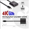 CLUB3D Mini DisplayPort 1.2 to HDMI 2.0 UHD Active Adapter3