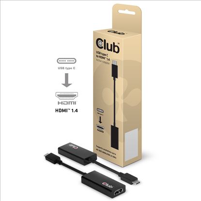 CLUB3D USB Type 3.1 C to HDMI™ 1.4a 3D Active Adapter1