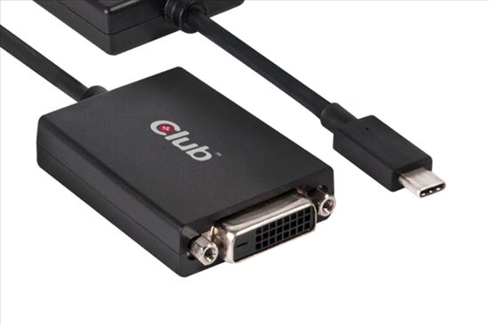 CLUB3D USB 3.1 Type C to DVI-D Active Adapter Cable1