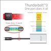 CLUB3D Thunderbolt™ 3 to Displayport™ 1.2 Dual Monitor 4K 60Hz8