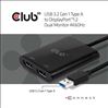 CLUB3D USB A to DisplayPort™ 1.2 Dual Monitor 4K 60Hz3