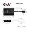 CLUB3D USB A to DisplayPort™ 1.2 Dual Monitor 4K 60Hz4