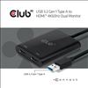 CLUB3D USB A to HDMI™ 2.0 Dual Monitor 4K 60Hz6