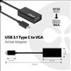 CLUB3D USB 3.1 Type C to VGA Active Adapter3