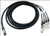 eNet Components QSFP-4SFP10G-CU1M-ENC InfiniBand cable 39.4" (1 m) QSFP+ 4x SFP+ Gray1