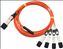 eNet Components QSFP-4X10G-AOC3M InfiniBand cable 118.1" (3 m) QSFP+ 4xSFP+ Orange1