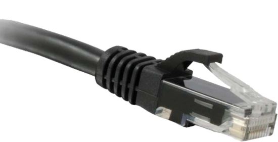 eNet Components Cat5e, 30ft networking cable Black 360" (9.14 m)1