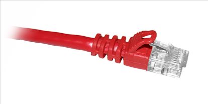 eNet Components Cat5e, 1ft networking cable Red 12" (0.305 m)1