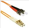 eNet Components 4m ST/LC MM Duplex fiber optic cable 157.5" (4 m) OM1 Orange1