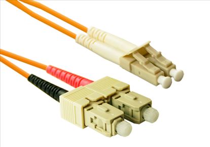 eNet Components SC - LC 4m M/M fiber optic cable 157.5" (4 m) OM1 Orange1