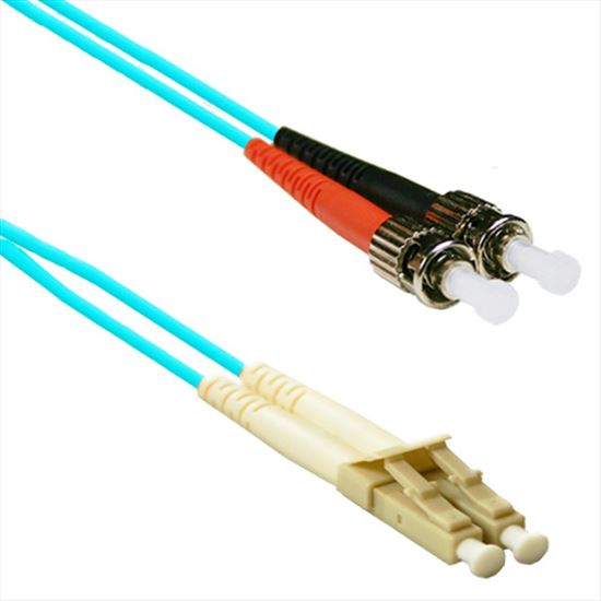 eNet Components STLC-10G-5M-ENC fiber optic cable 196.9" (5 m) ST LC OM3 Turquoise1