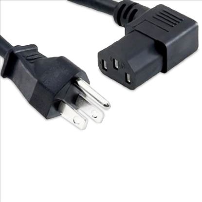 eNet Components N515-C13RA-6F-ENC power cable Black 82.7" (2.1 m) NEMA 5-15P C13 coupler1