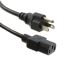 eNet Components N515-C13-15A-25F-ENC power cable Black 300" (7.62 m) NEMA 5-15P C13 coupler1