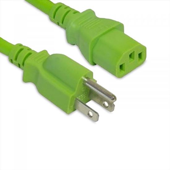 eNet Components N515-C13-GN-3F-ENC power cable Green 35.4" (0.9 m) NEMA 5-15P C13 coupler1