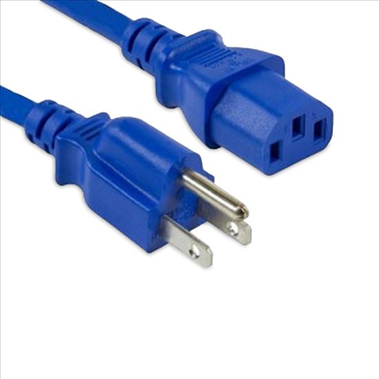 eNet Components N515-C13-BL-3F-ENC power cable Blue 35.4" (0.9 m) NEMA 5-15P C13 coupler1