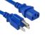 Picture of eNet Components N515-C13-BL-10F-ENC power cable Blue 120" (3.05 m) NEMA 5-15P C13 coupler