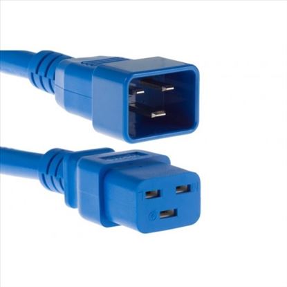 eNet Components C19C20-BL-3F-ENC power cable Blue 36" (0.914 m) C19 coupler C20 coupler1