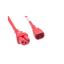 Picture of eNet Components C14C15-RD-6F-ENC power cable Green 72" (1.83 m) C14 coupler C15 coupler