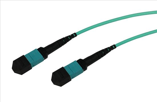 eNet Components MTPF2XO-OM4-20M-ENC fiber optic cable 787.4" (20 m) MPO/MTP Aqua color1