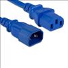 eNet Components C13C14-BL-4F-ENC power cable Blue 47.2" (1.2 m) C14 coupler C13 coupler1