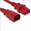 eNet Components C13C14-RD-4F-ENC power cable Red 47.2" (1.2 m) C14 coupler C13 coupler1