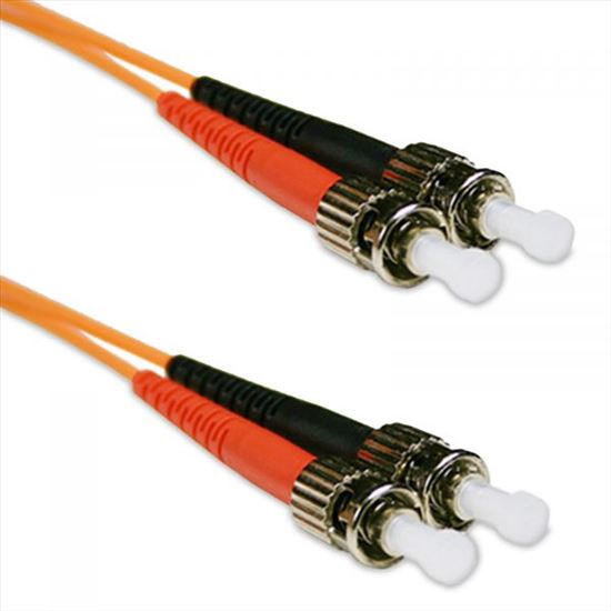 Picture of eNet Components ST2-1M-ENT InfiniBand/fibre optic cable 39.4" (1 m) ST Orange