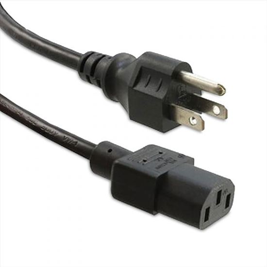 Picture of eNet Components N515-C13-13A-1F-ENC power cable Black 11.8" (0.3 m) NEMA 5-15P C13 coupler