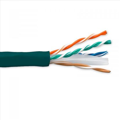 eNet Components C6-SOGN-1K-ENC networking cable Green 12000" (304.8 m) Cat6 U/UTP (UTP)1