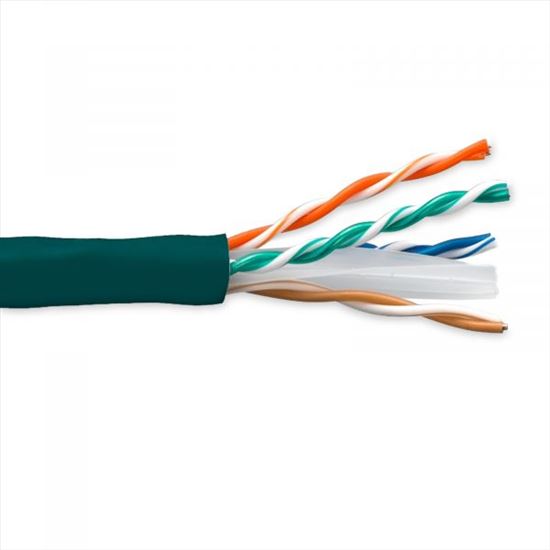 eNet Components C6-SOGN-1K-ENC networking cable Green 12000" (304.8 m) Cat6 U/UTP (UTP)1