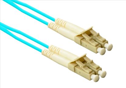eNet Components LC2-OM4-10M-ENT fiber optic cable 393.7" (10 m) 2x LC Aqua color1