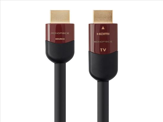 Monoprice HDMI/HDMI, 15m HDMI cable 590.6" (15 m) HDMI Type A (Standard) Black1