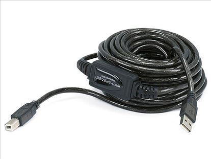 Monoprice USB 2.0, M/M, 10.0584 m USB cable 396" (10.1 m) USB A USB B Black1