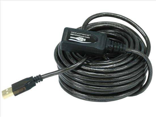 Monoprice 6149 USB cable 393.7" (10 m) USB 2.0 USB A Black1