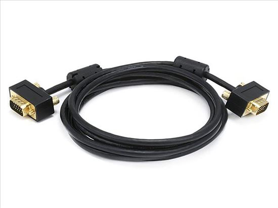 Monoprice VGA/VGA, M/M, 1,8288 m VGA cable 72" (1.83 m) VGA (D-Sub) Black1
