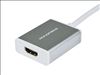 Monoprice Mini DisplayPort 1.1/Thunderbolt-HDMI HDMI Type A (Standard) Gray, White3