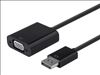 Monoprice 12790 video cable adapter VGA (D-Sub) DisplayPort Black1