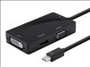 Monoprice 12799 video cable adapter 70.9" (1.8 m) Mini DisplayPort VGA + HDMI + DVI Black1