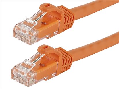 Monoprice 11385 networking cable Orange 82.7" (2.1 m) Cat5e U/UTP (UTP)1