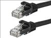 Monoprice 100ft. Cat6 UTP networking cable Black 1200" (30.5 m) U/UTP (UTP)1