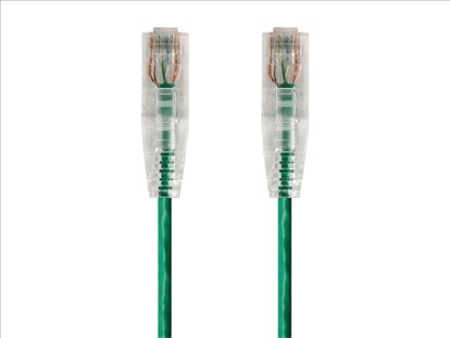 Monoprice 3ft. SlimRun Cat6 UTP networking cable Green 35.8" (0.91 m) U/UTP (UTP)1