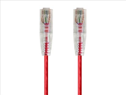 Monoprice 3ft. SlimRun Cat6 UTP networking cable Red 35.8" (0.91 m) U/UTP (UTP)1