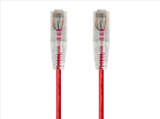 Monoprice 3ft. SlimRun Cat6 UTP networking cable Red 35.8" (0.91 m) U/UTP (UTP)1