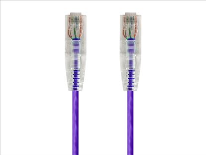 Monoprice 7ft. SlimRun Cat6 UTP networking cable Purple 83.9" (2.13 m) U/UTP (UTP)1