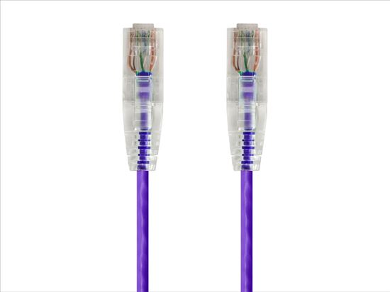 Monoprice 7ft. SlimRun Cat6 UTP networking cable Purple 83.9" (2.13 m) U/UTP (UTP)1